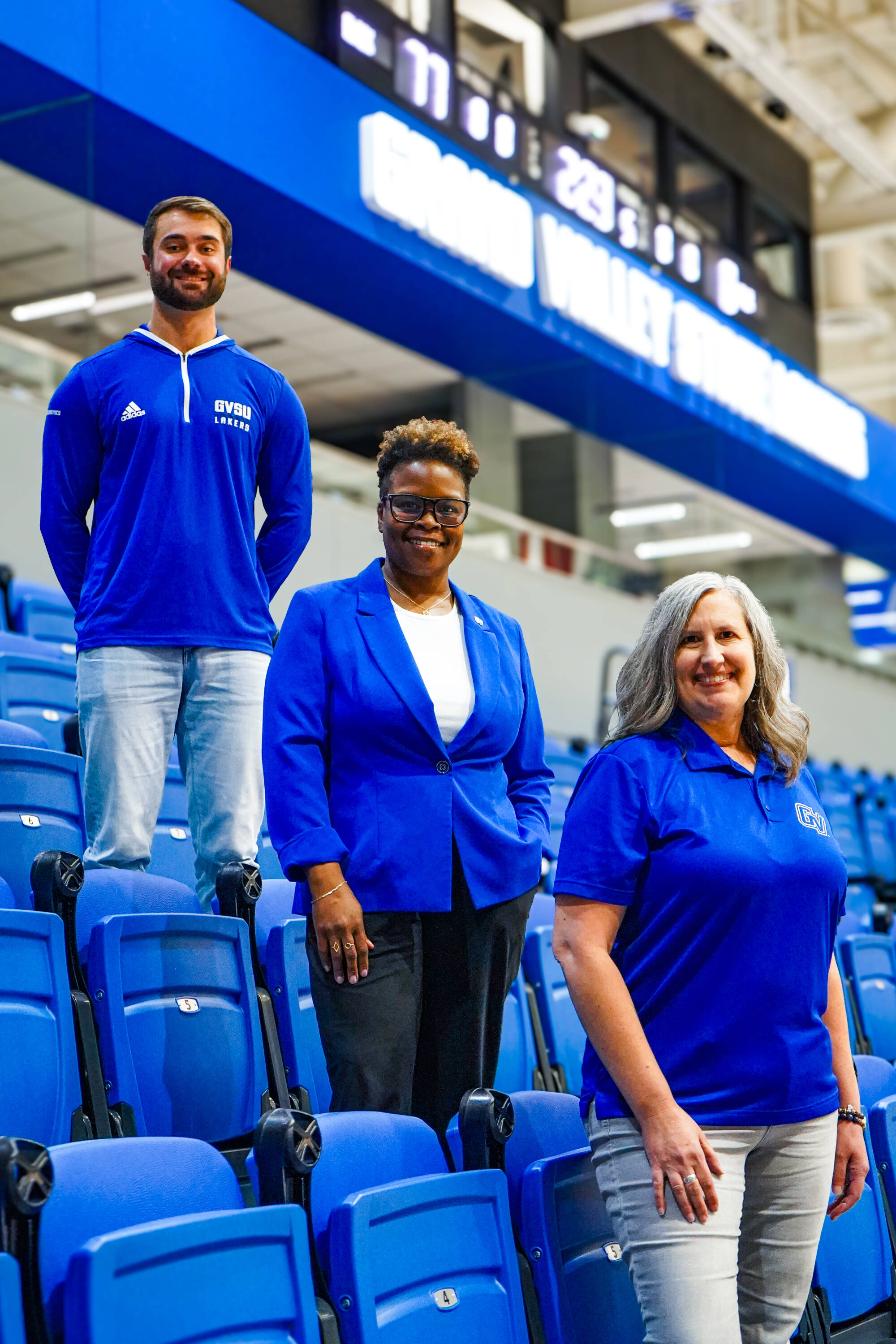 LASC full time staff photo in the Arena